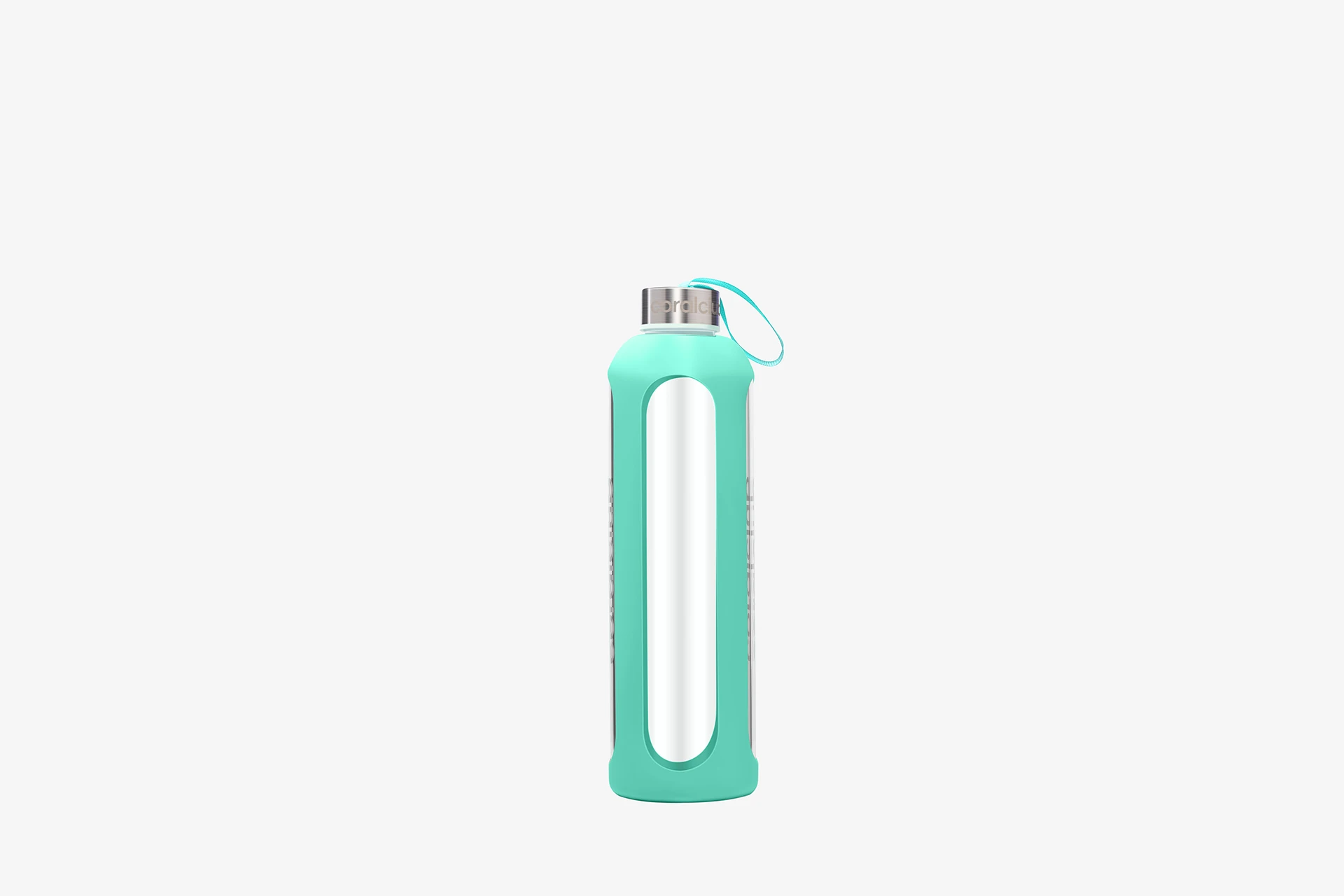Стеклянная бутылка Clear Water, мятная 